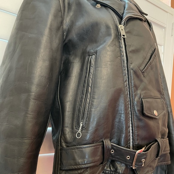 Men’s vintage leather jacket - Picture 2 of 10